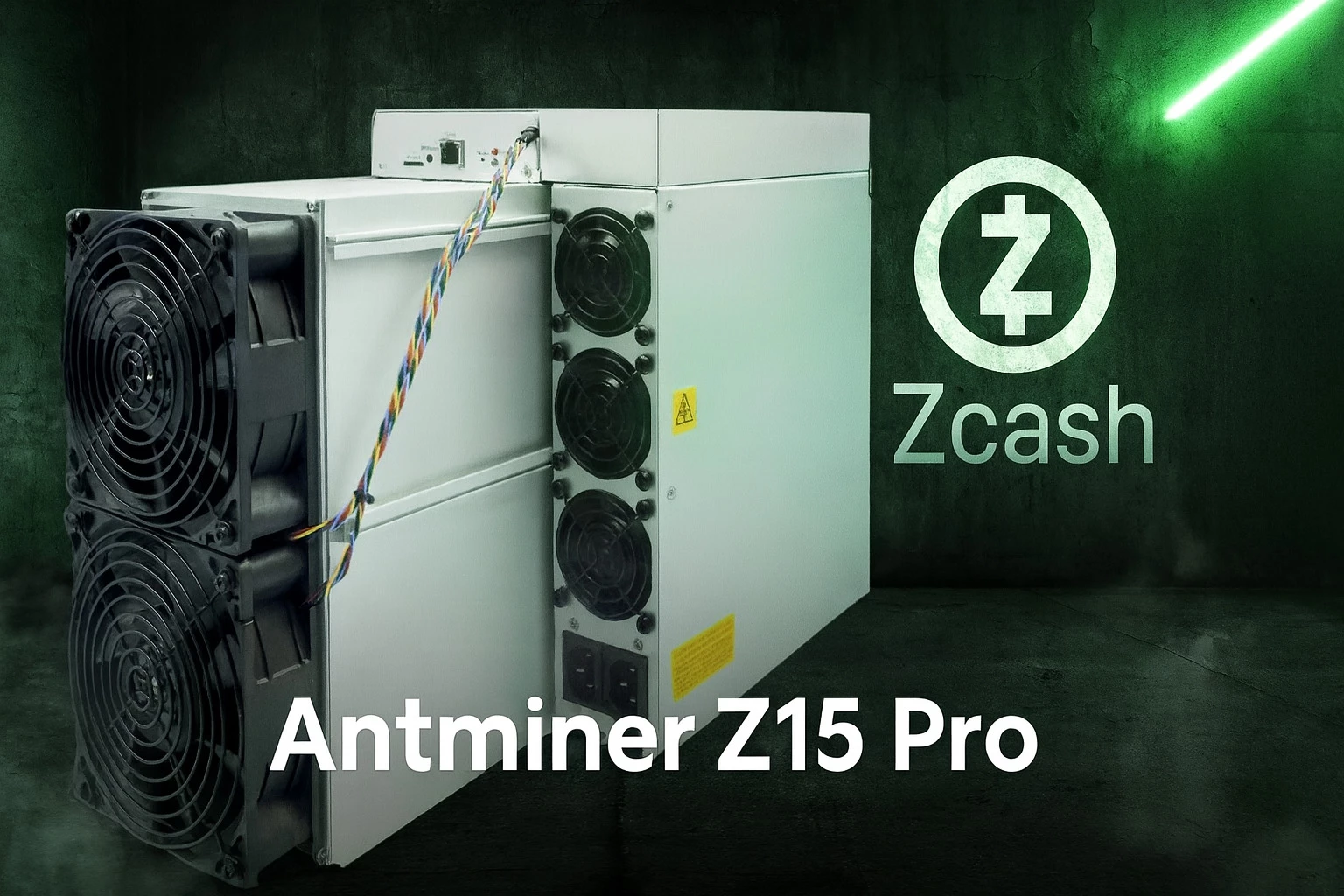 Antminer Z15 Pro Zcash mining hardware