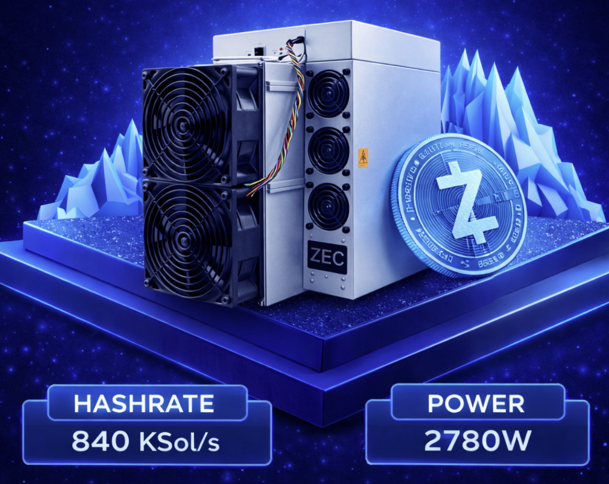 Antminer Z15 Pro 840 KSol/s 2780W Zcash miner specs